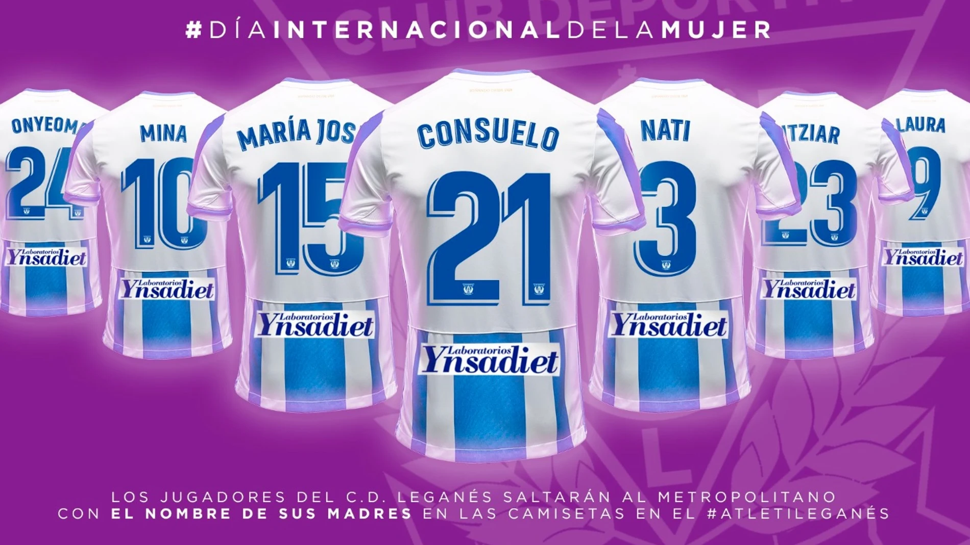 Las camisetas del Leganés para el duelo del Wanda Metropolitano Las camisetas del Leganés para el duelo del Wanda Metropolitano