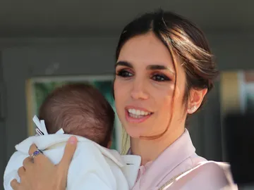 Elena Furiase en el bautizo de su hijo Noah Elena Furiase en el bautizo de su hijo Noah