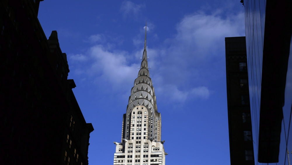 Detalle del edificio Chrysler en Manhattan, Nueva york