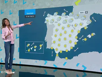 El domingo, temperaturas en ascenso hasta niveles superiores a los normales El domingo, temperaturas en ascenso hasta niveles superiores a los normales