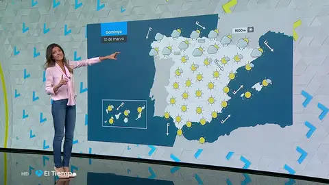 El domingo, temperaturas en ascenso hasta niveles superiores a los normales El domingo, temperaturas en ascenso hasta niveles superiores a los normales