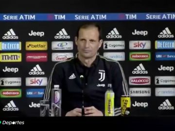 Allegri confirma la fiesta de la Juventus tras perder ante el Atlético: "Le dio un poco de alegría al ambiente"