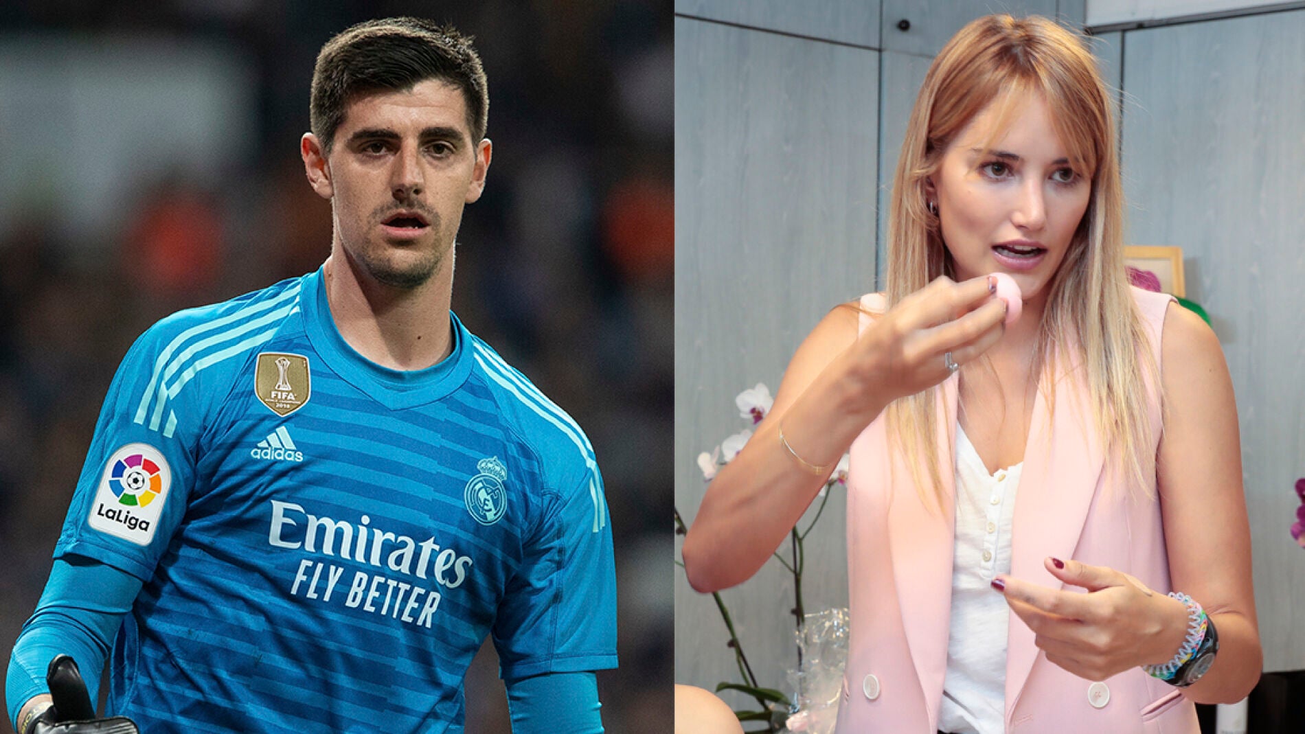 Alba Carrillo y Thibaut Coutois