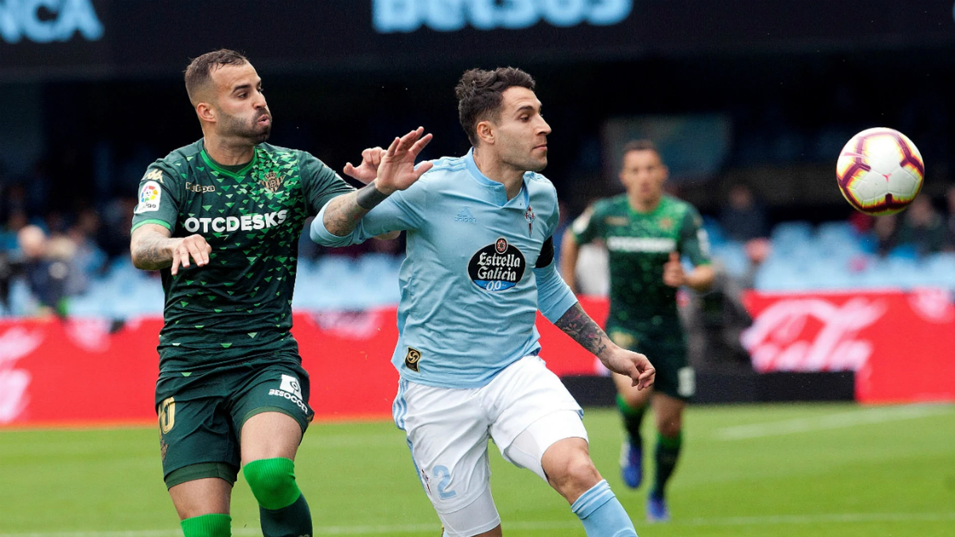 Jesé, ante Hugo Mallo Jesé, ante Hugo Mallo