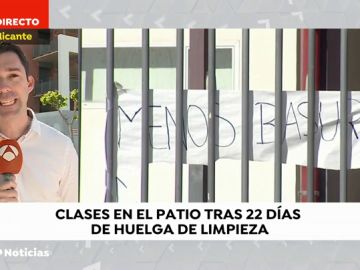 Huelga de limpieza en institutos de Valencia