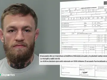Arrestan a Conor McGregor en Miami por destrozar y robar el móvil de un fan Arrestan a Conor McGregor en Miami por destrozar y robar el móvil de un fan
