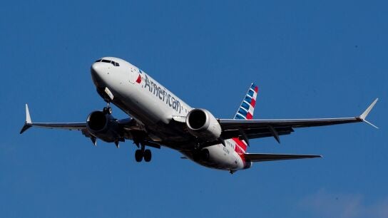 Un avi&oacute;n Boeing 737 Max 8 de American Airlines
