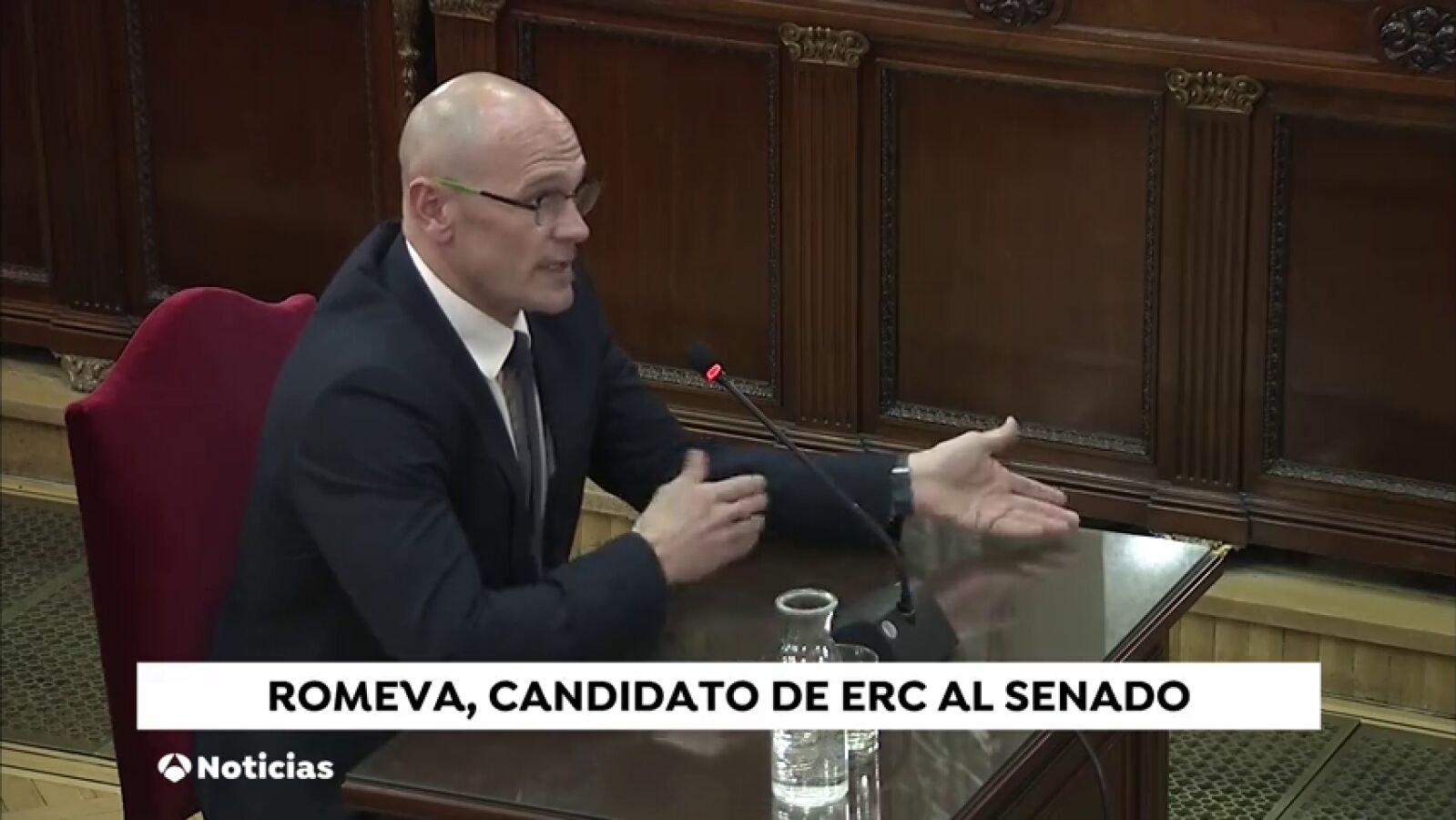 Romeva, encarcelado, también será candidato de Esquerra