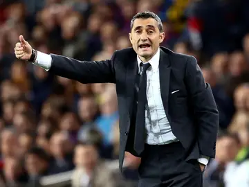 Ernesto Valverde, en la banda del Camp Nou Ernesto Valverde, en la banda del Camp Nou