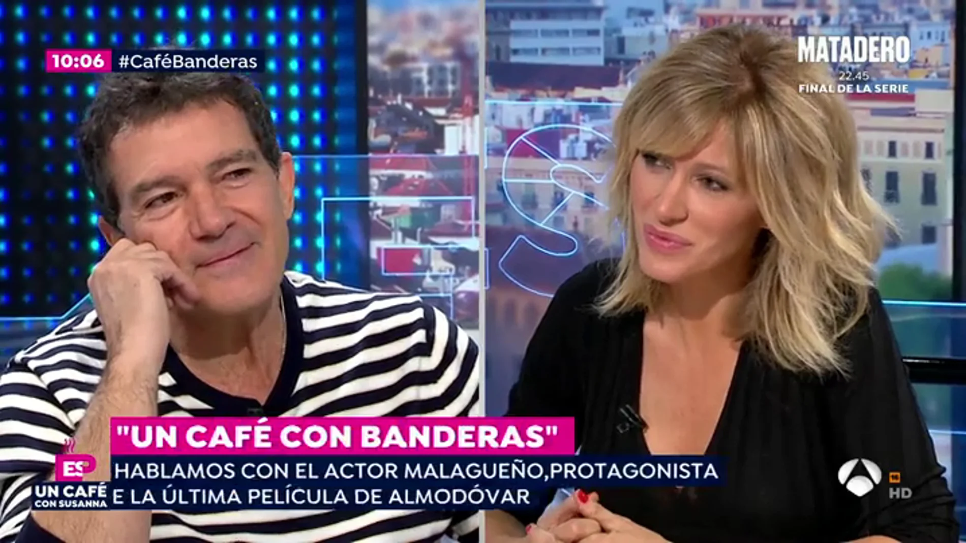 Un café con Antonio Banderas