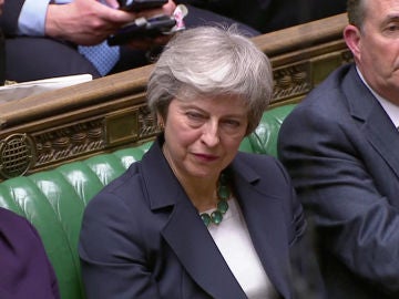 La primera ministra británica, Theresa May, en el Parlamento de Reino Unido La primera ministra británica, Theresa May, en el Parlamento de Reino Unido