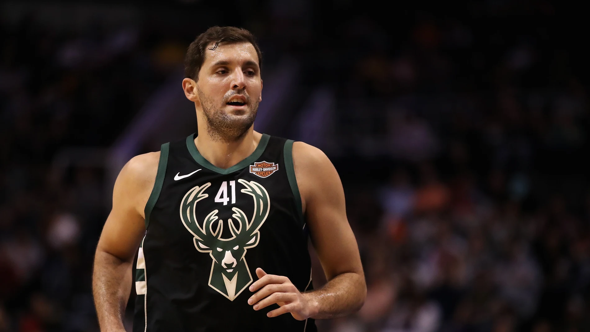 Nikola Mirotic, en un partido con Milwaukee Bucks Nikola Mirotic, en un partido con Milwaukee Bucks