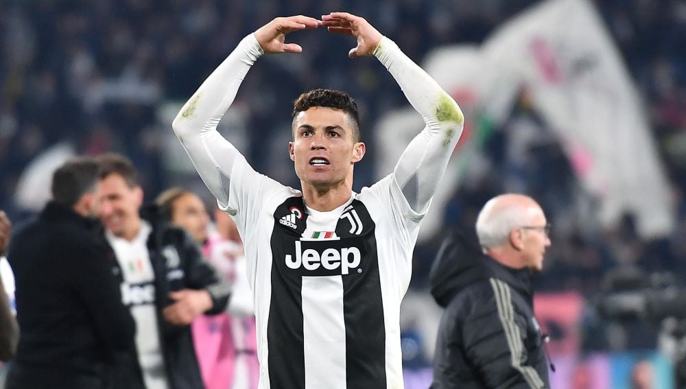 Cristiano Ronaldo celebra el triunfo de la Juventus de Turín