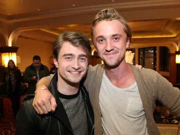 Daniel Radcliffe y Tom Felton, amigos durante años Daniel Radcliffe y Tom Felton, amigos durante años