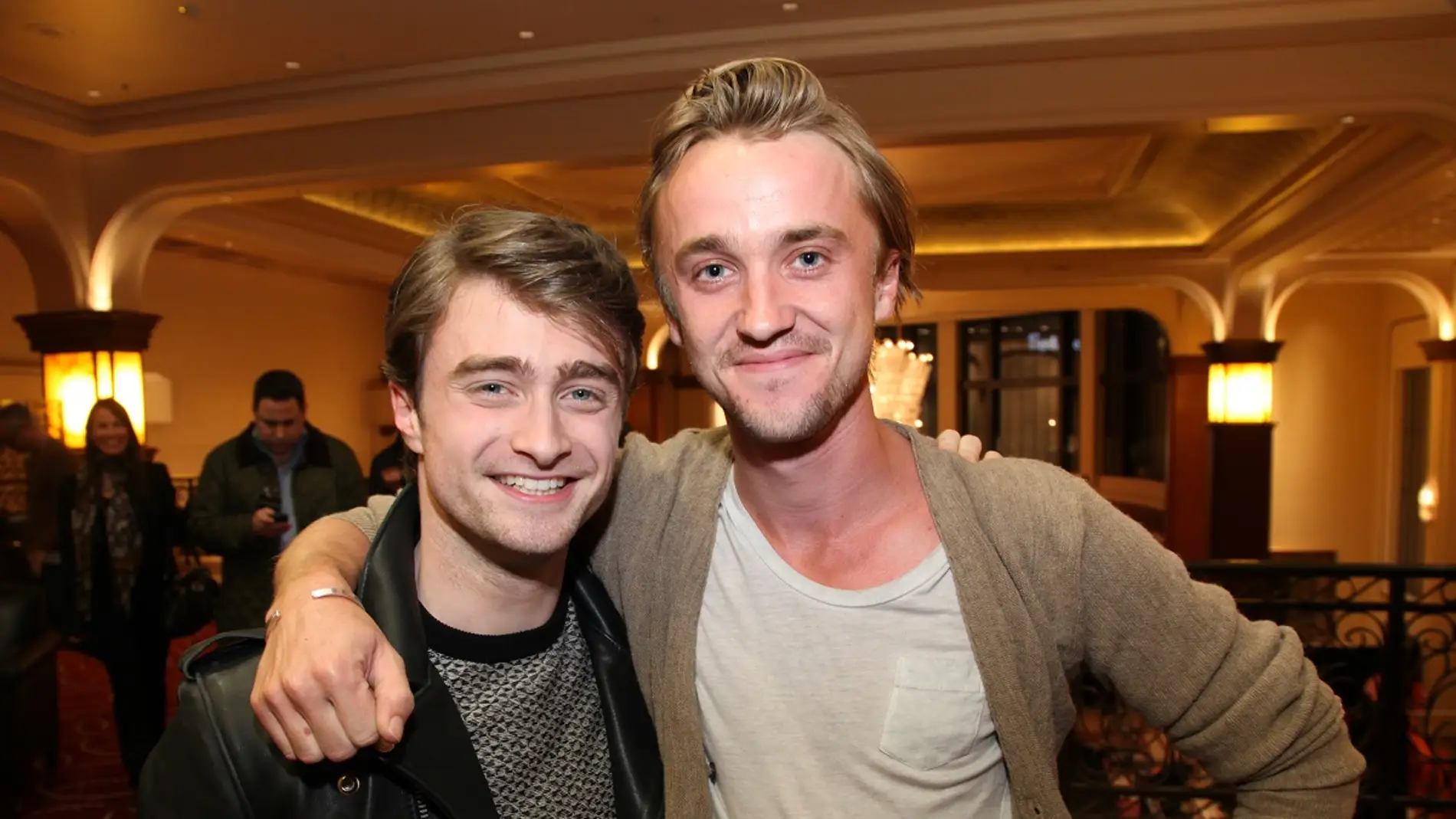 Daniel Radcliffe y Tom Felton, amigos durante años