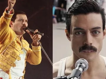 Freddie Mercury y Rami Malek en 'Bohemian Rhapsody' Freddie Mercury y Rami Malek en 'Bohemian Rhapsody'