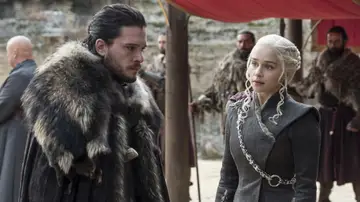 Jon Snow y Daenerys Targaryen en 'Juego de Tronos'
