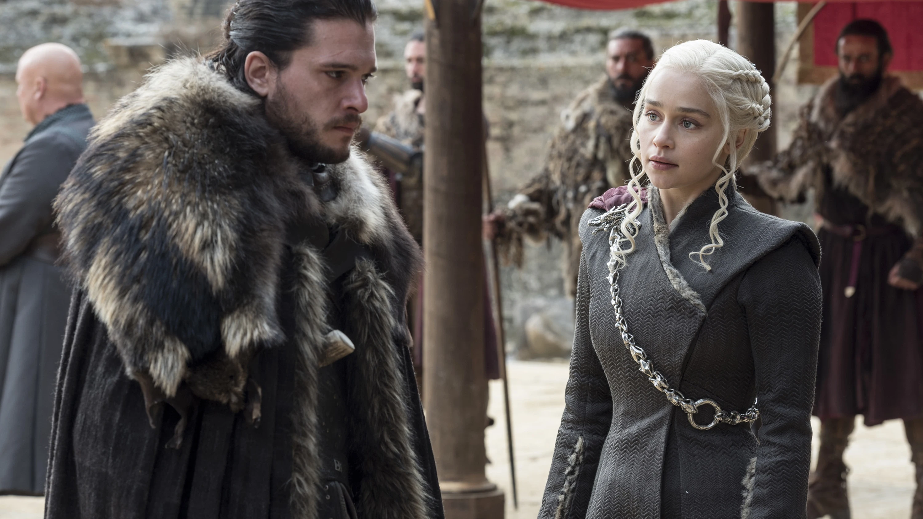 Jon Snow y Daenerys Targaryen en 'Juego de Tronos'