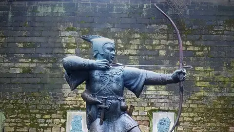 Estatua de Robin Hood Estatua de Robin Hood