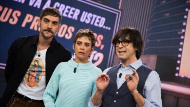  El increíble truco visual de Luis Piedrahita en 'El Hormiguero 3.0' con María León y Jon Plazaola 