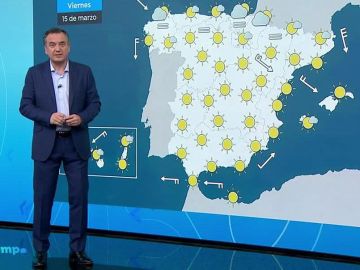 Viernes primaveral: sol en casi todo el país y ascenso de las temperaturas Viernes primaveral: sol en casi todo el país y ascenso de las temperaturas