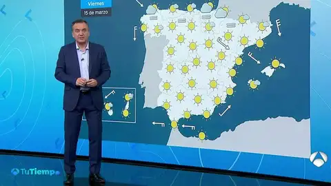 Viernes primaveral: sol en casi todo el país y ascenso de las temperaturas Viernes primaveral: sol en casi todo el país y ascenso de las temperaturas