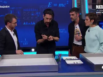Revive la ciencia completa de María León y Jon Plazaola en 'El Hormiguero 3.0' Revive la ciencia completa de María León y Jon Plazaola en 'El Hormiguero 3.0'