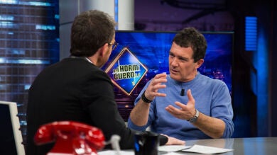 Pablo Motos y Antonio Banderas, al borde de la lágrima tras ver 'Dolor y Gloria' 