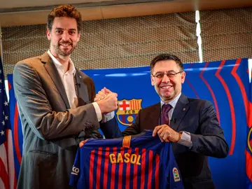 Pau Gasol vuelve al Barcelona como embajador global en EEUU Pau Gasol vuelve al Barcelona como embajador global en EEUU