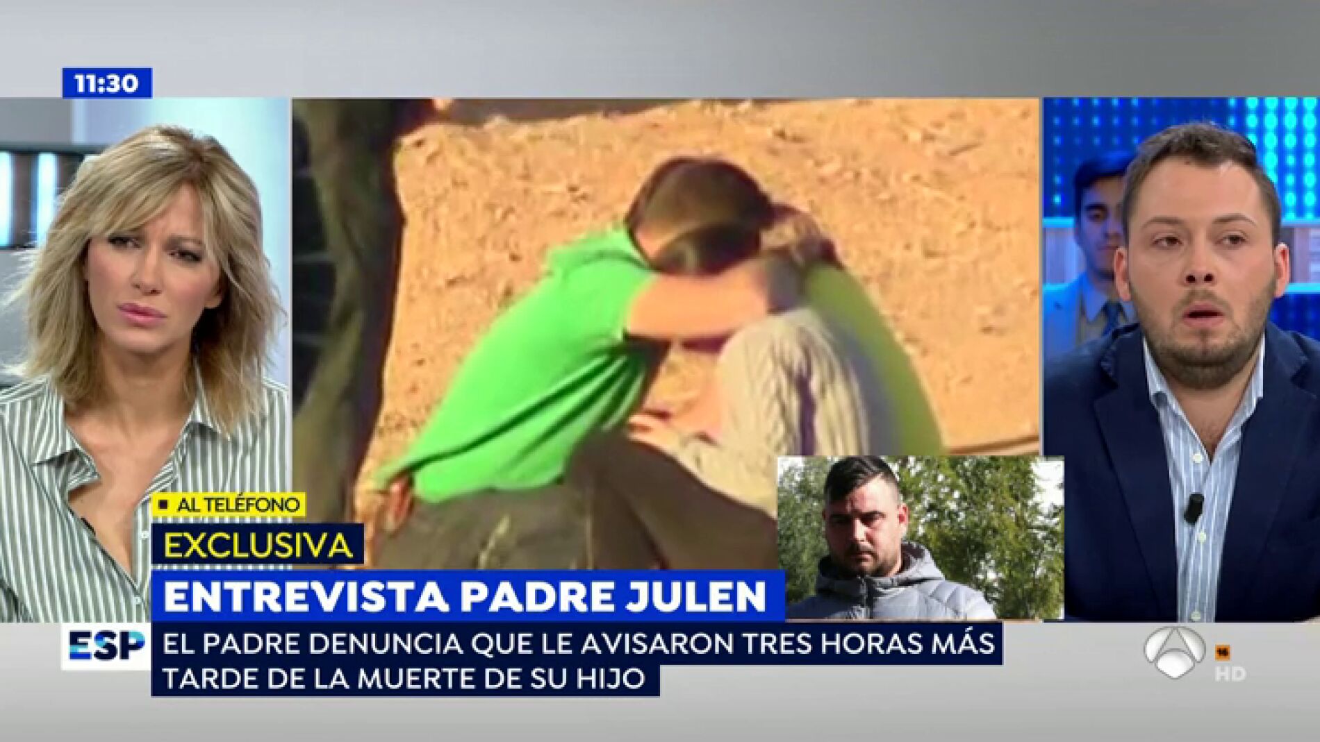 Primera entrevista con el padre de Julen en televisi&oacute;n