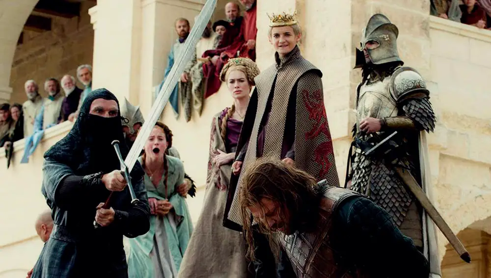 Escena de la muerte de Ned Stark en 'Juego de Tronos'