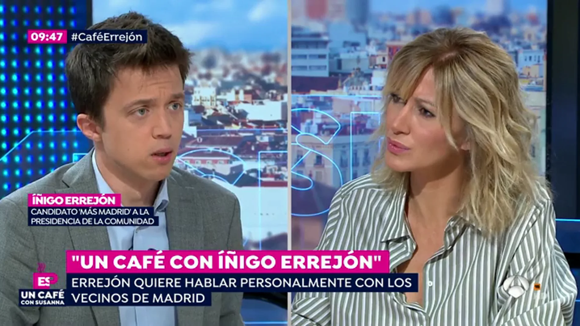 Iñigo Errejón: "Dedico una hora todos los días a hablar con los madrileños"