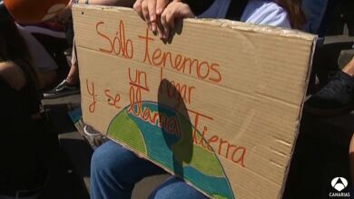 El calentamiento global moviliza a los jóvenes canarios