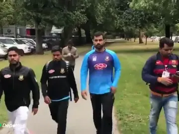 El equipo de críquet de Bangladesh escapa ileso al ataque de una mezquita en Nueva Zelanda El equipo de críquet de Bangladesh escapa ileso al ataque de una mezquita en Nueva Zelanda