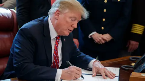 El presidente de los Estados Unidos, Donald Trump El presidente de los Estados Unidos, Donald Trump
