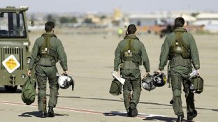 Soldados del Ej&eacute;rcito del Aire.