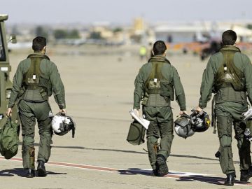 Soldados del Ejército del Aire.
