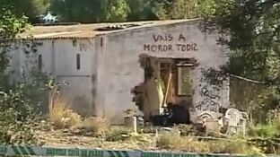 Imagen de la parcela donde viv&iacute;a la familia de los ni&ntilde;os asesinados en Godella