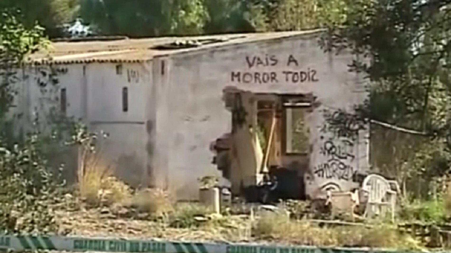 Imagen de la parcela donde vivía la familia de los niños asesinados en Godella Imagen de la parcela donde vivía la familia de los niños asesinados en Godella