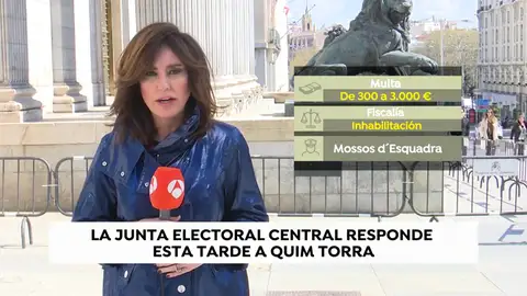 La Junta Electoral analizará si quita ya los nuevos mensajes puestos por Torra La Junta Electoral analizará si quita ya los nuevos mensajes puestos por Torra