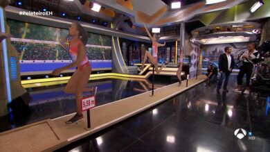 'El Hormiguero 3.0' recrea el increíble triple salto de Ana Peleteiro