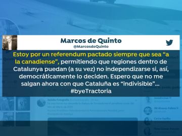 Marcos de Quinto defendía un referéndum a la canadiense para Cataluña