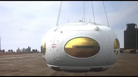 Así es el globo español que viajará al espacio Así es el globo español que viajará al espacio