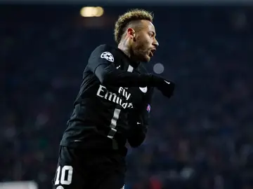 Neymar, durante un partido con el PSG Neymar, durante un partido con el PSG