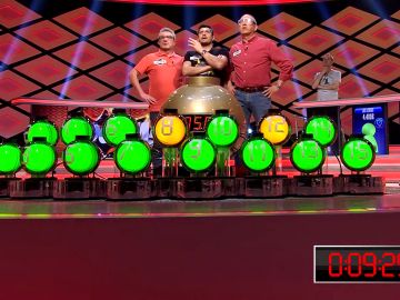 El equipo de 'Los Lobos' se queda a s&oacute;lo dos respuestas de llevarse el gran bote de 3.775.000 euros