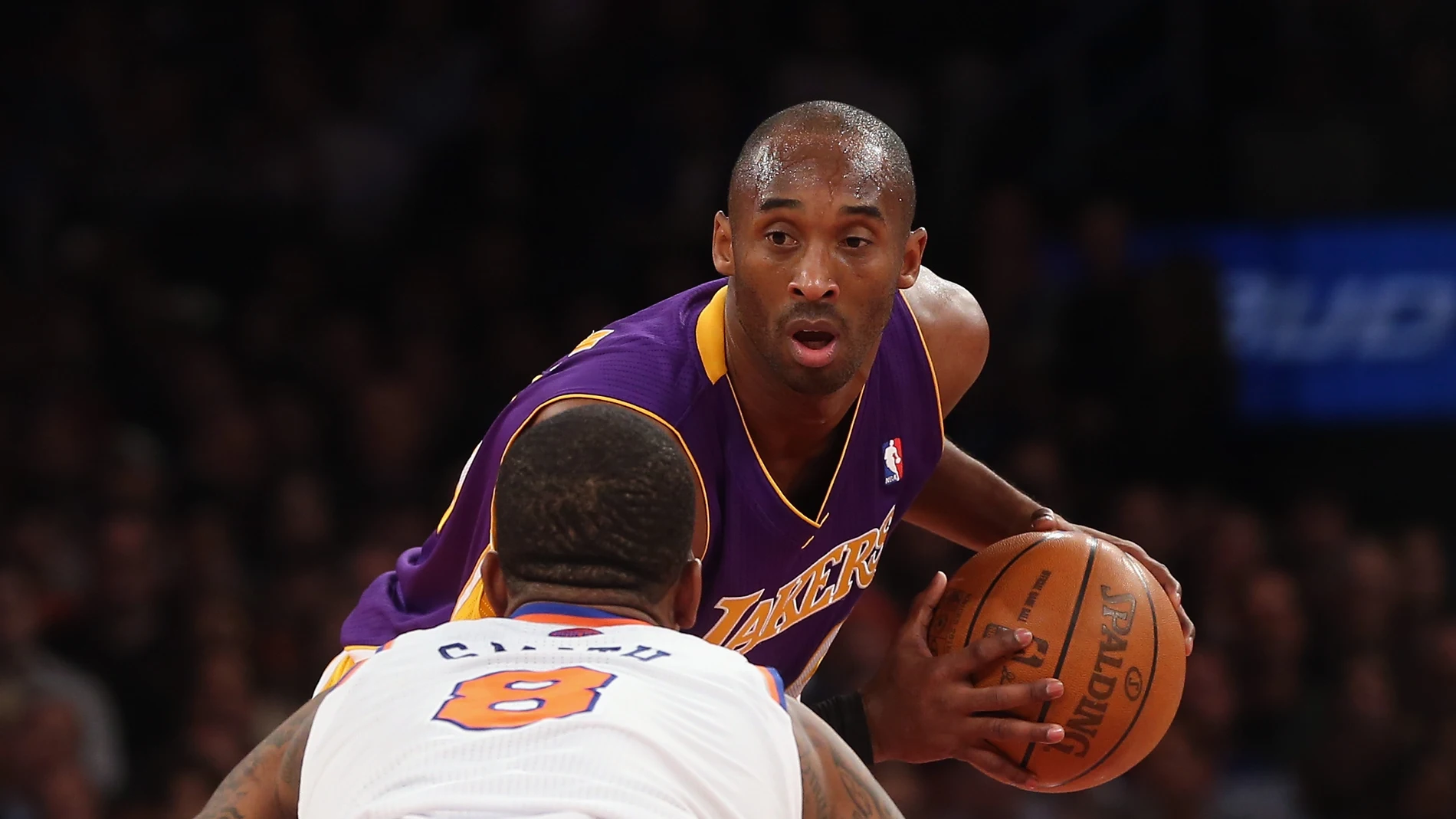 Kobe Bryant en un partido en el Madison Kobe Bryant en un partido en el Madison
