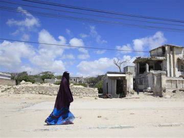 Imagen de archivo de una mujer en Puntlandia, Somalia.