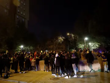 Protesta vecinal en Vallecas Protesta vecinal en Vallecas
