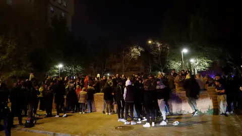 Protesta vecinal en Vallecas Protesta vecinal en Vallecas