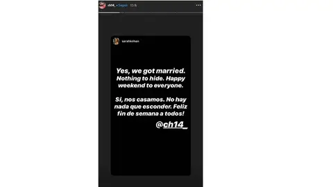 Chicharito y Sarah Kohan se casan en secreto Chicharito y Sarah Kohan se casan en secreto